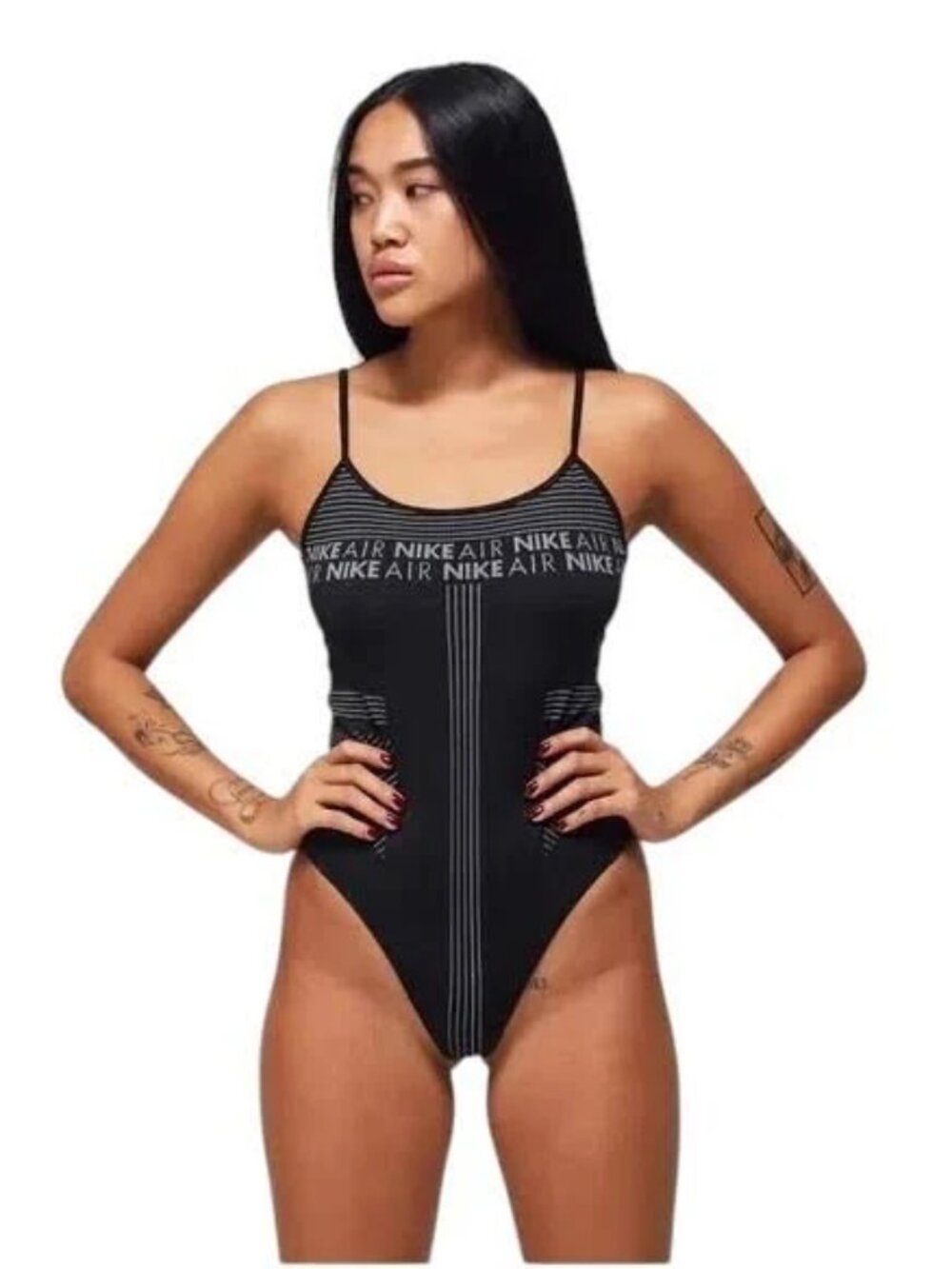 Nike Air Tight Fit Bodysuit Black/White (Sz. S)